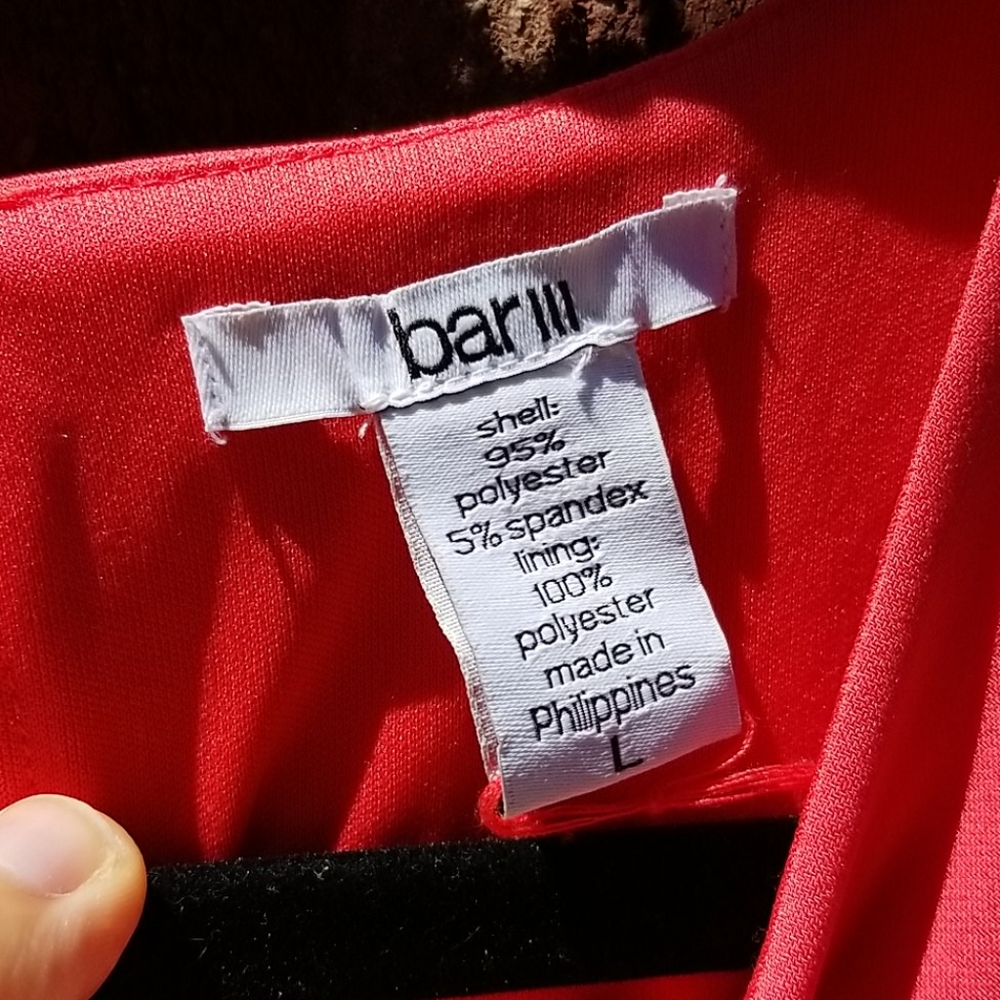 NWT Bar III Drawstring Dress Keyhole Back - Picture 4 of 5